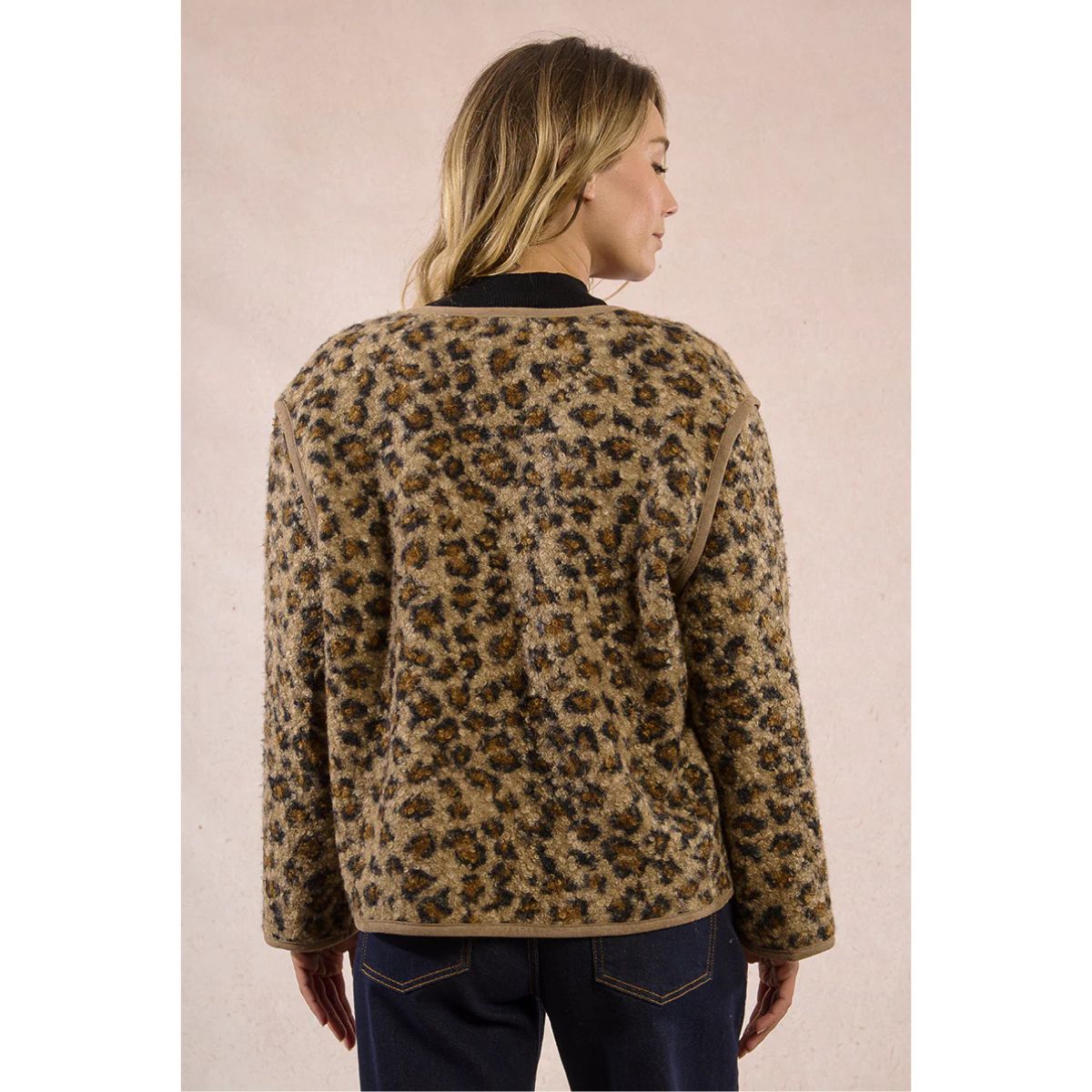 Fleece Leopard Jacket
