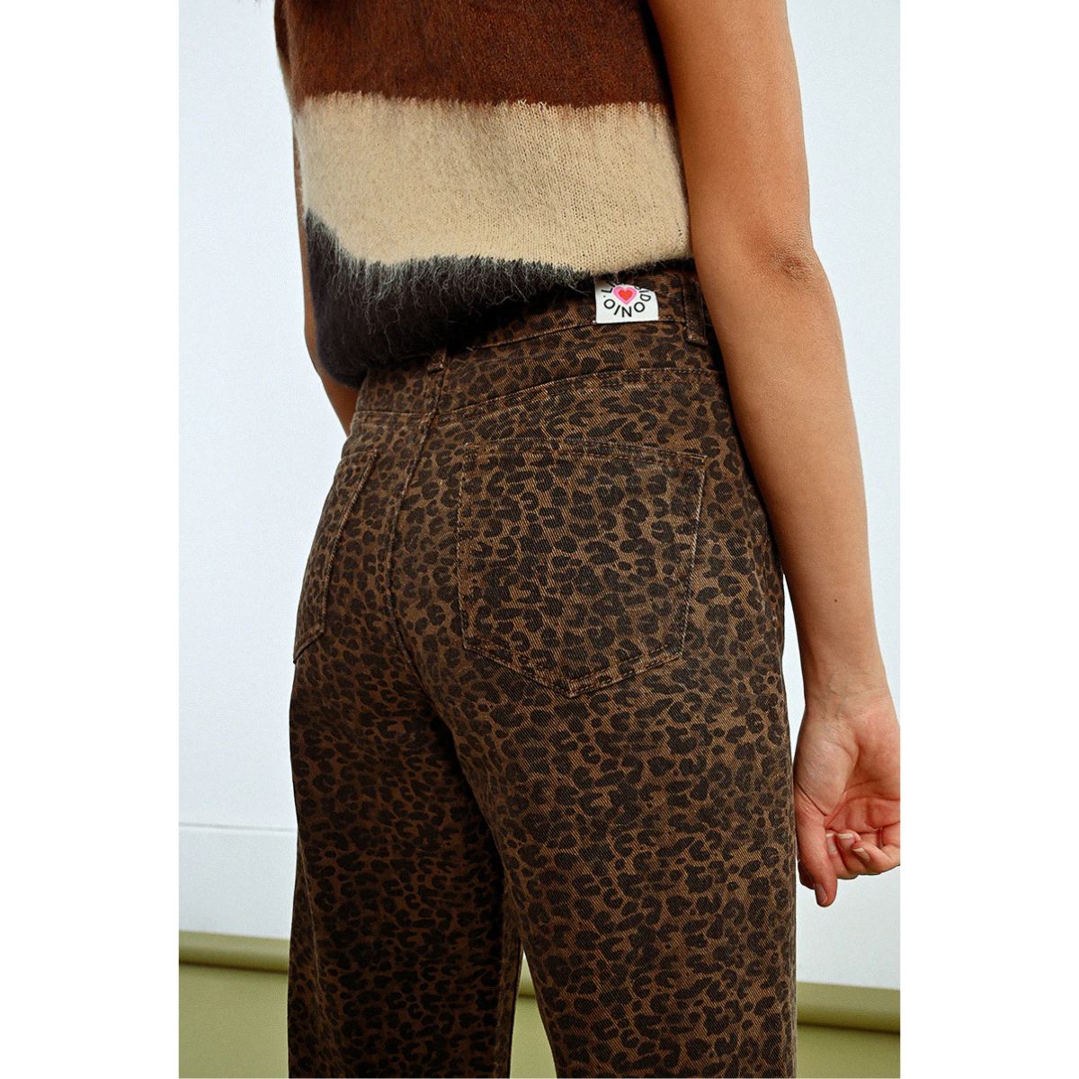 Leopard Print Denim