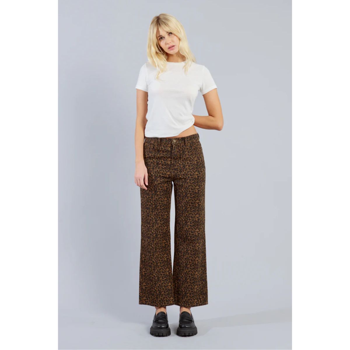 Leopard Print Denim