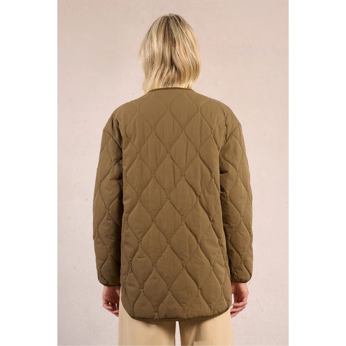 Quilted Jacket — Khaki