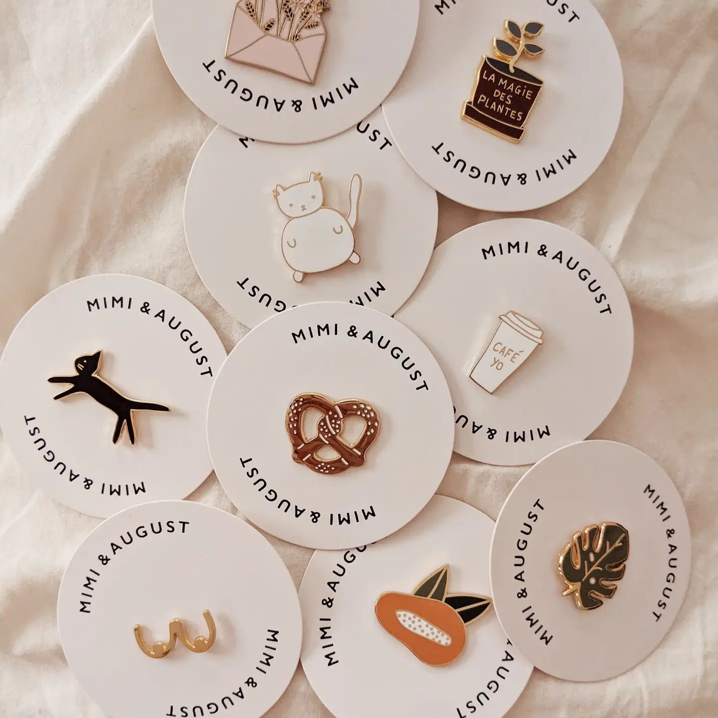 Mushroom Enamel Pin - Public Mercantile
