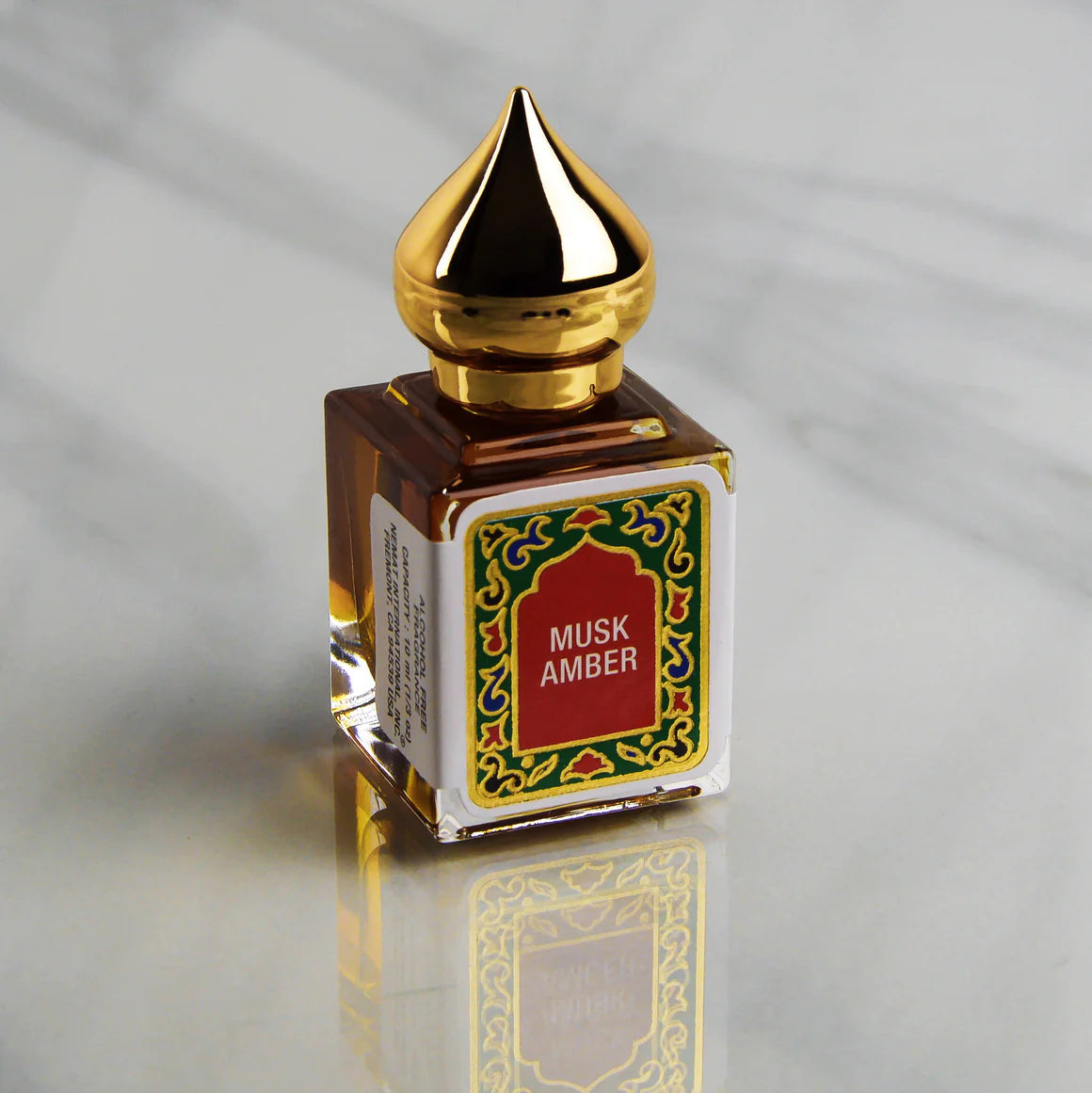 Musk Amber Bottle Perfume Oil — Nemat