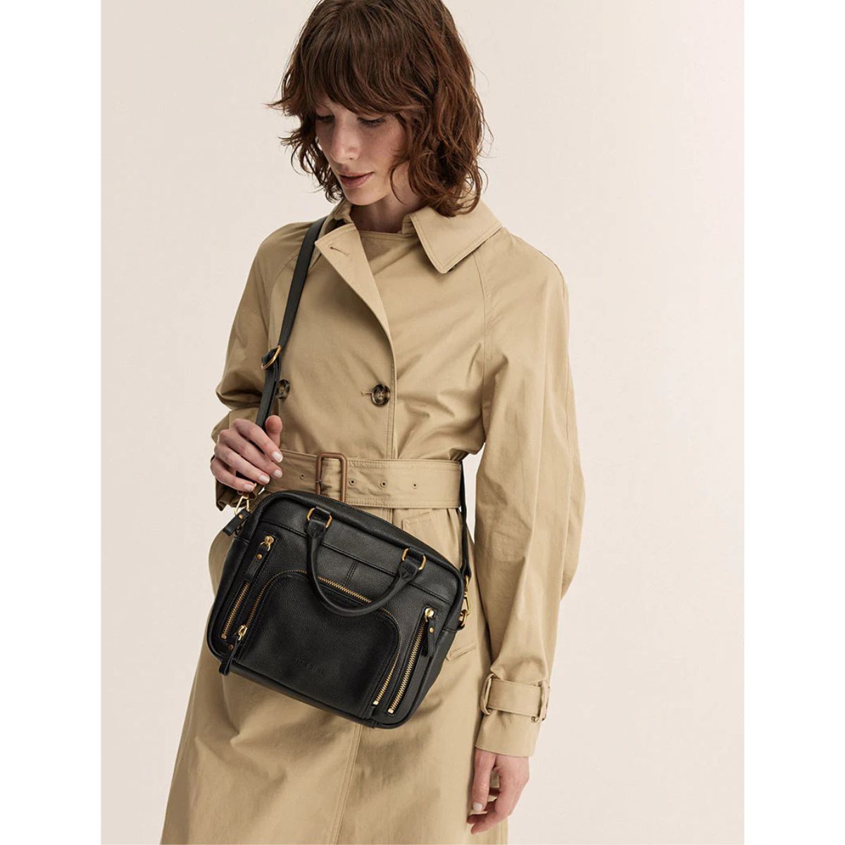 Macy Mini Handbag — Ébène