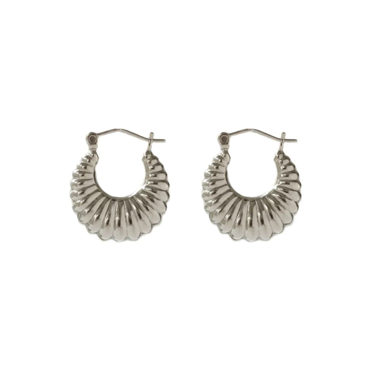 Naomi Silver Earrings — Lisbeth