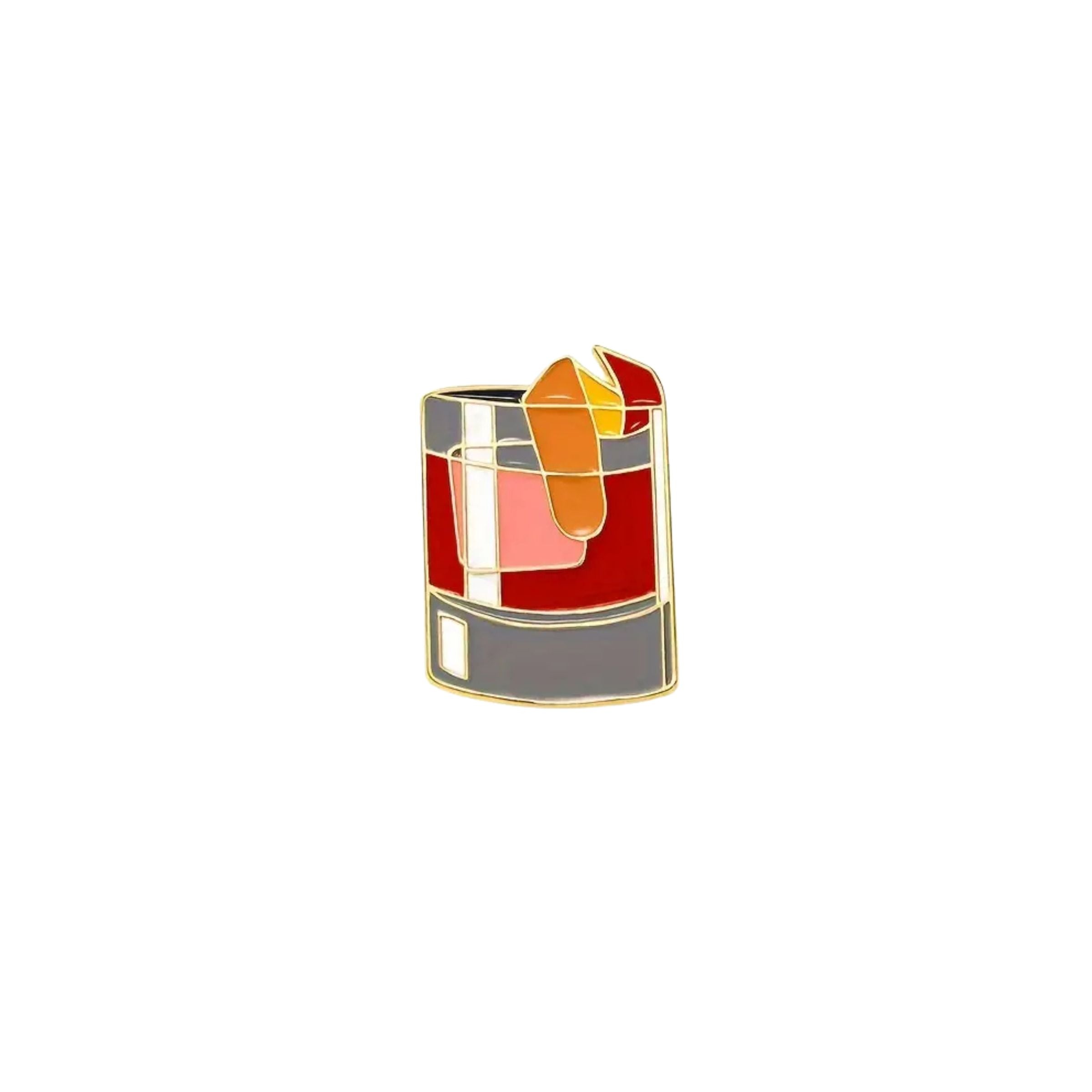 Negroni Cocktail Enamel Pin