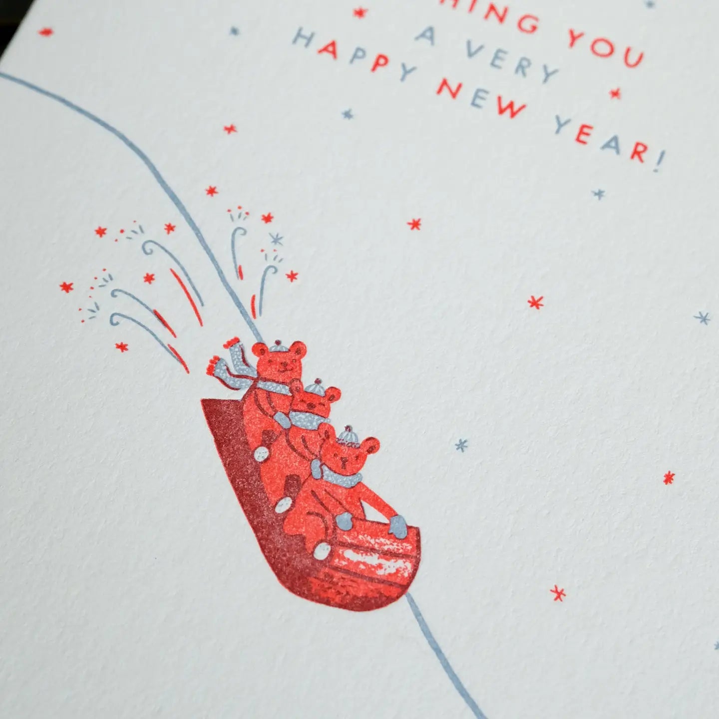 Carte typographique d'anniversaire Champignons