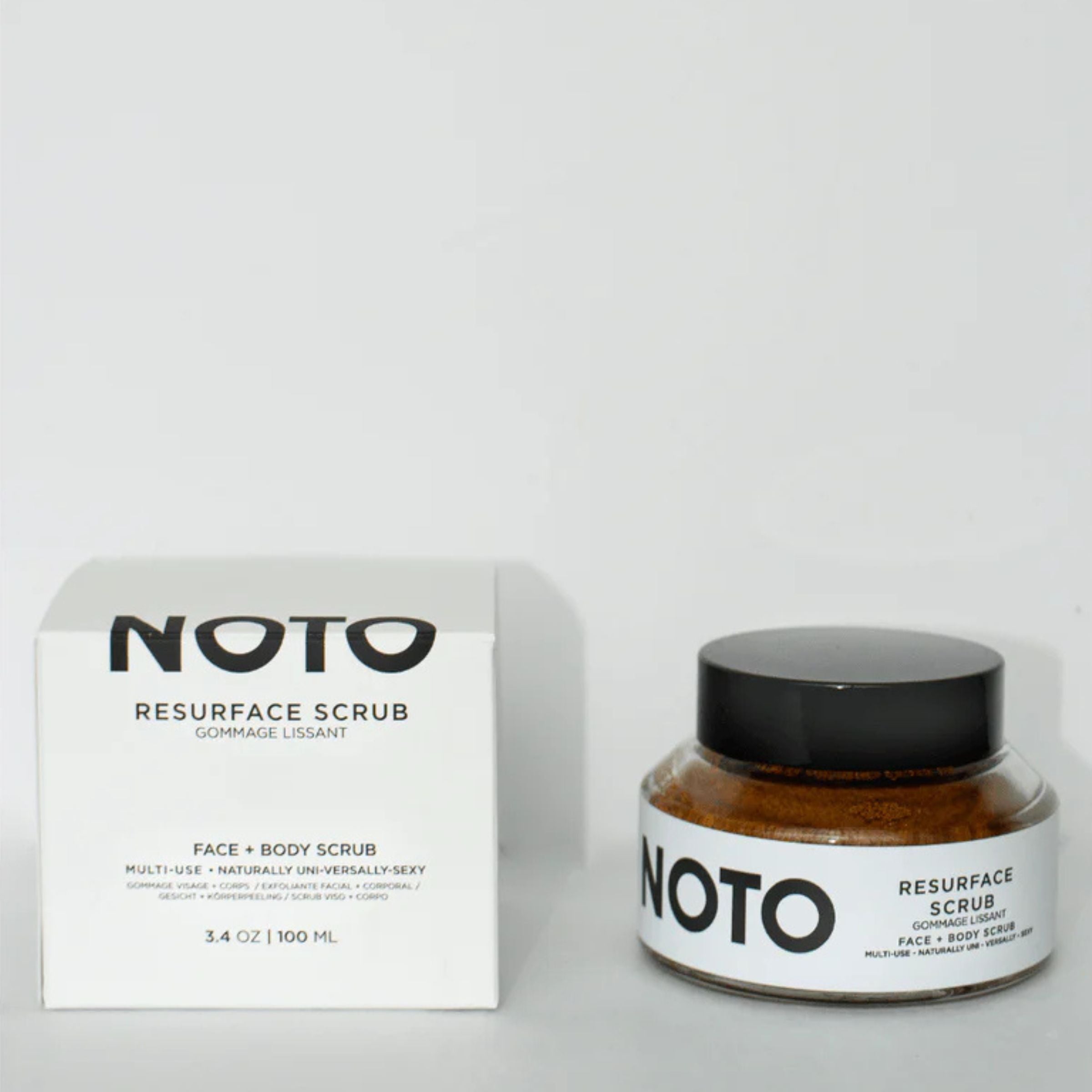 Gommage resurfaçant biologique NOTO — 3,4 oz