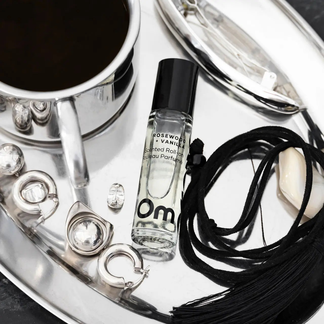 Rosewood + Vanilla Scented Roll On — Om Organics - Public Mercantile