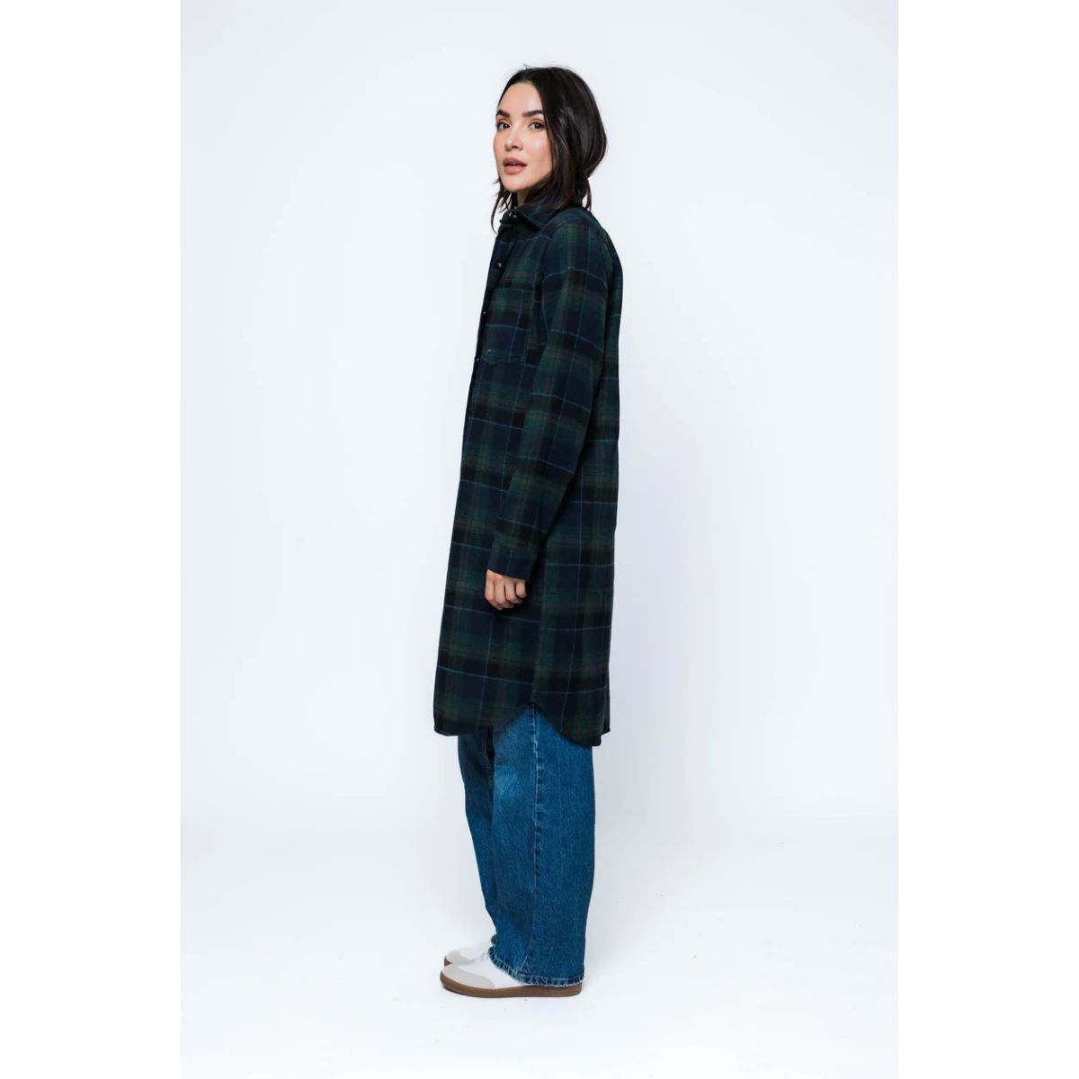Mercer Shirt Jacket — Winter Grey Plaid - Public Mercantile