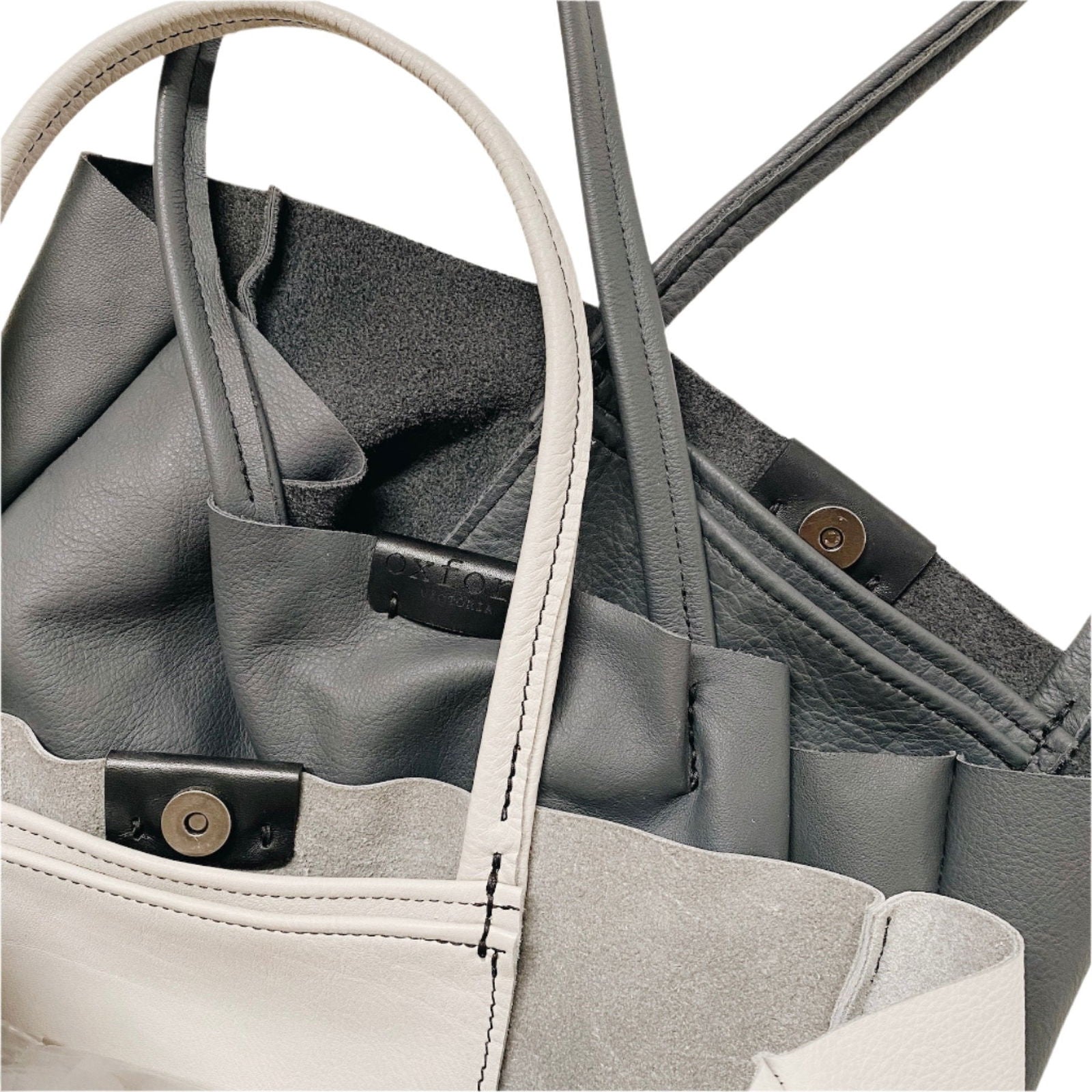 Oxford Large Leather Tote - Public Mercantile