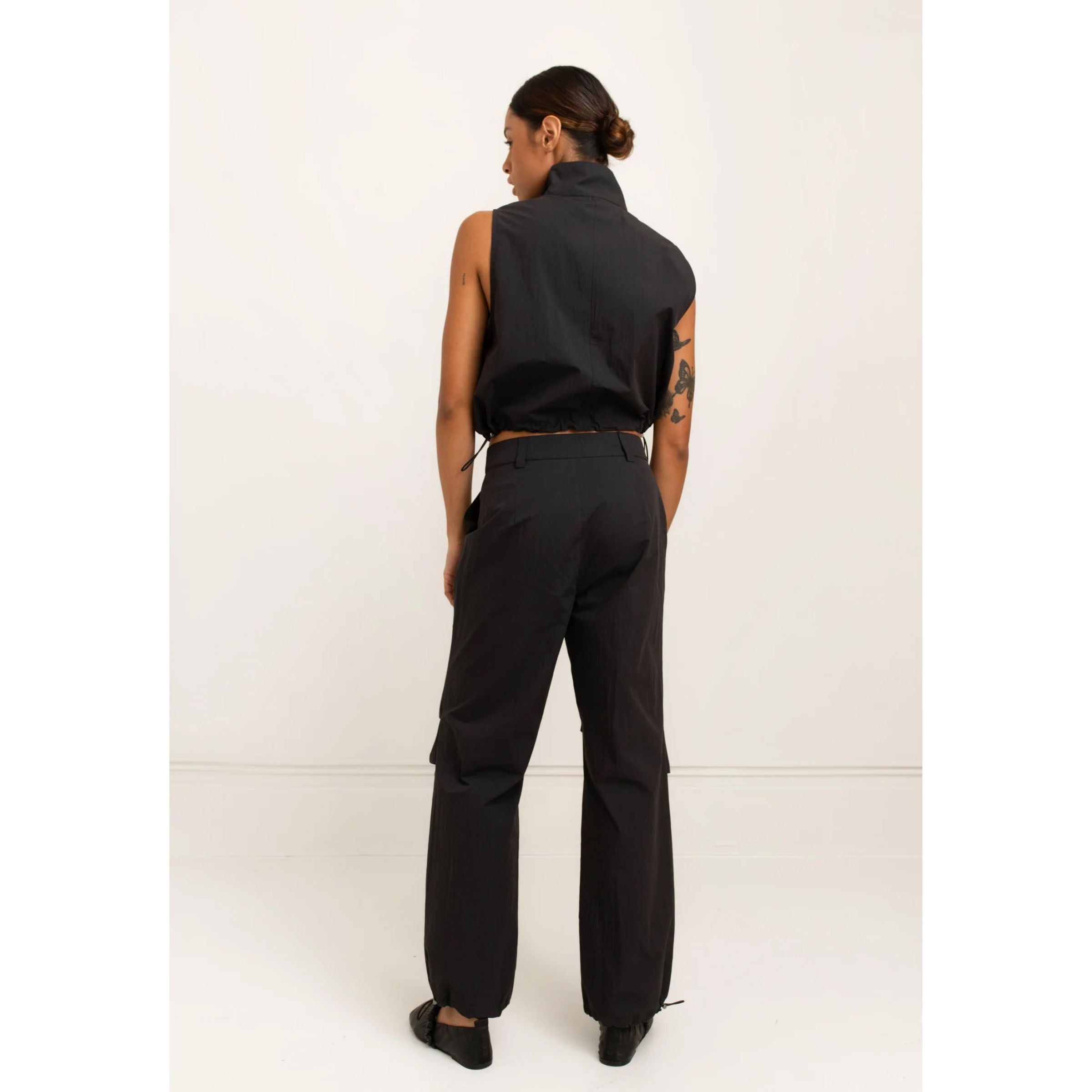 Paper Label Delphine Pant — Black