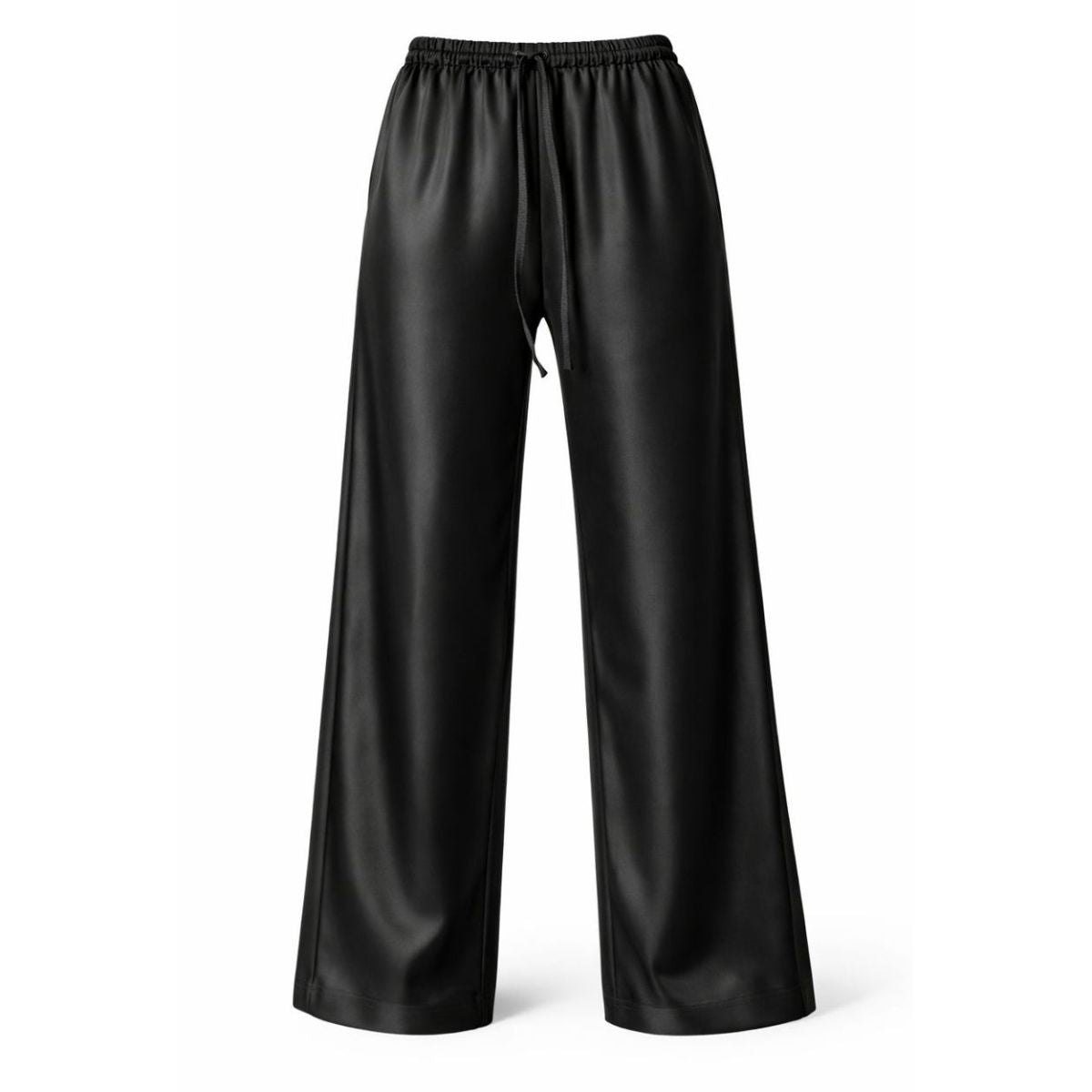 Lillian Satin Pants â Black
