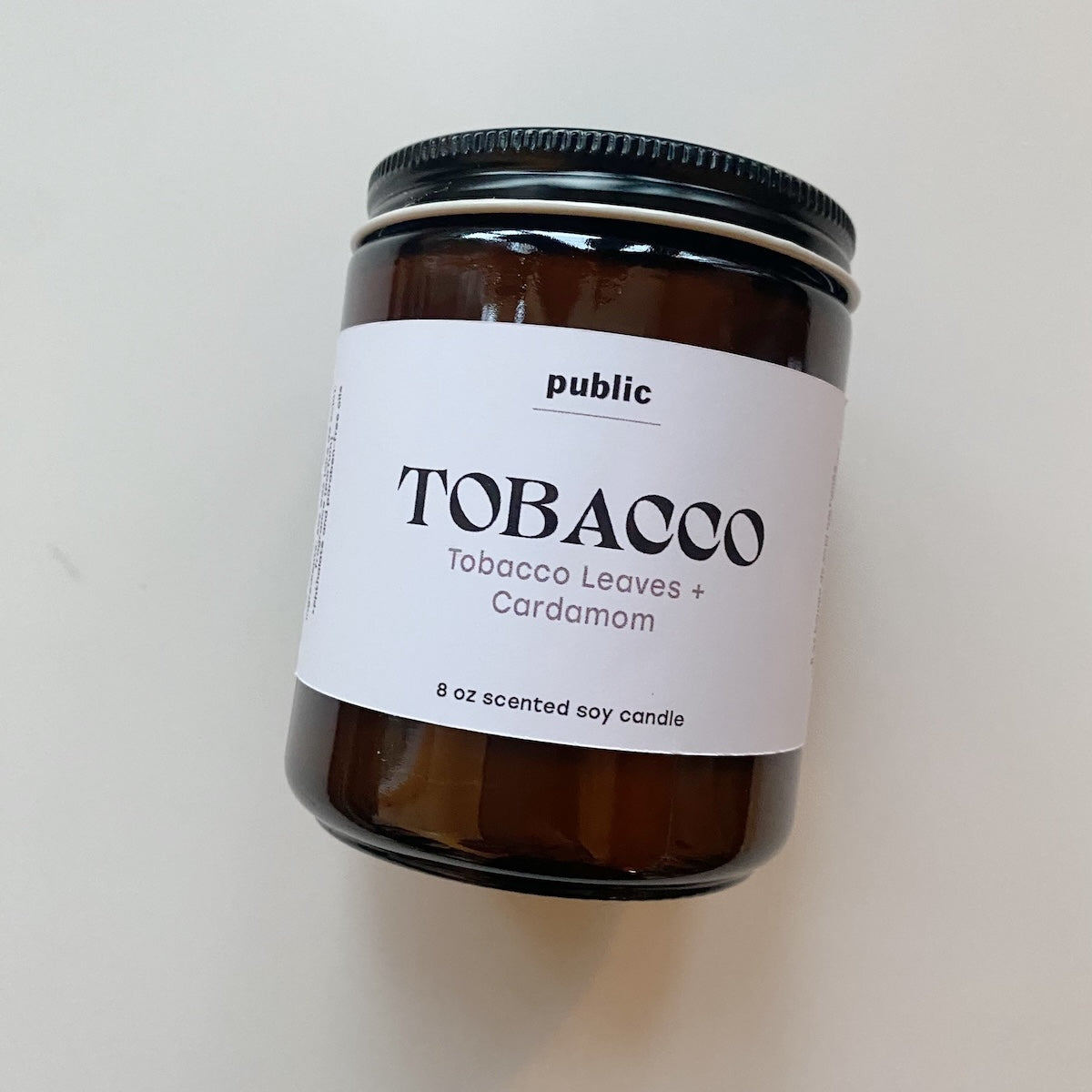 Tobacco Soy Candle — Public