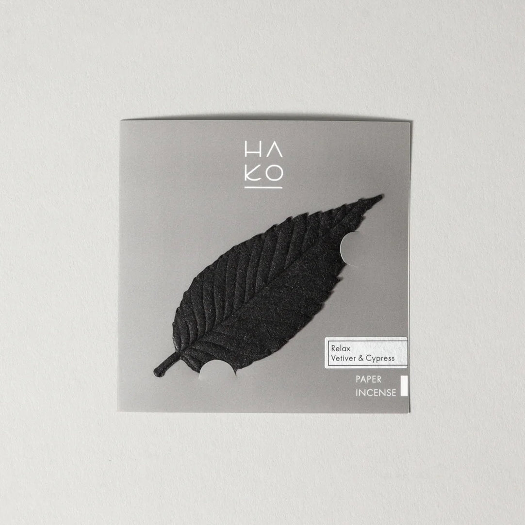 Feuilles d'encens en papier HA KO — Noir 01 Relax