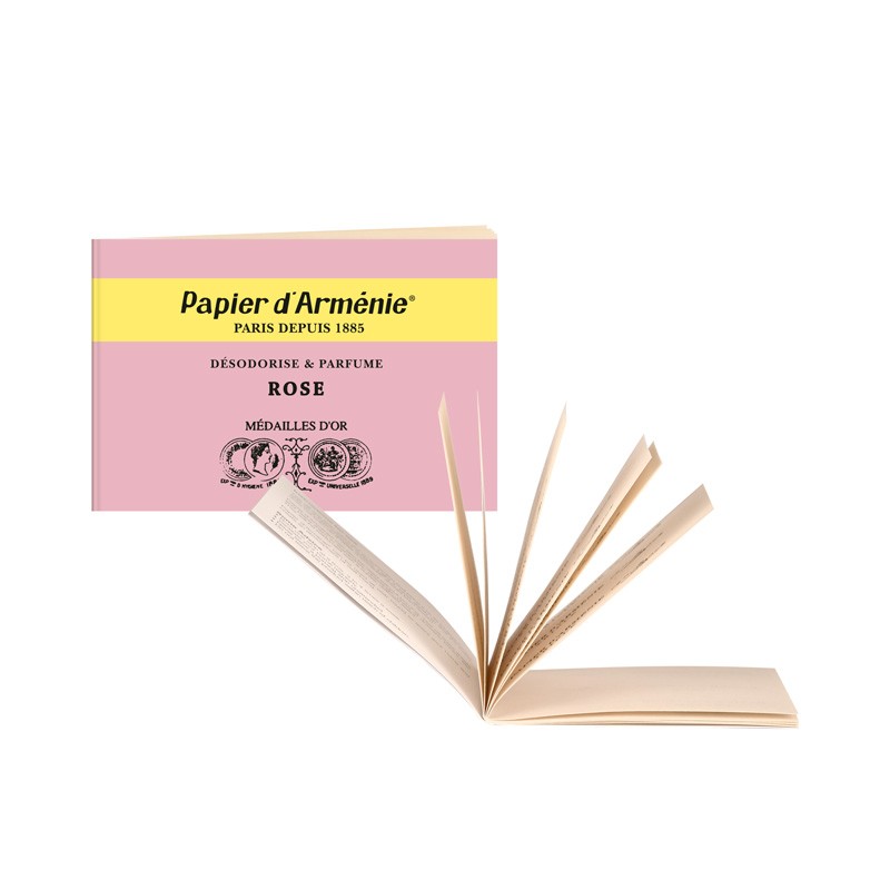 Papier D'Armenie Incense Paper - Rose - Public Mercantile