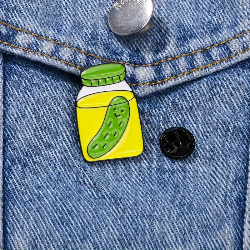 Pickle Jar Enamel Pin