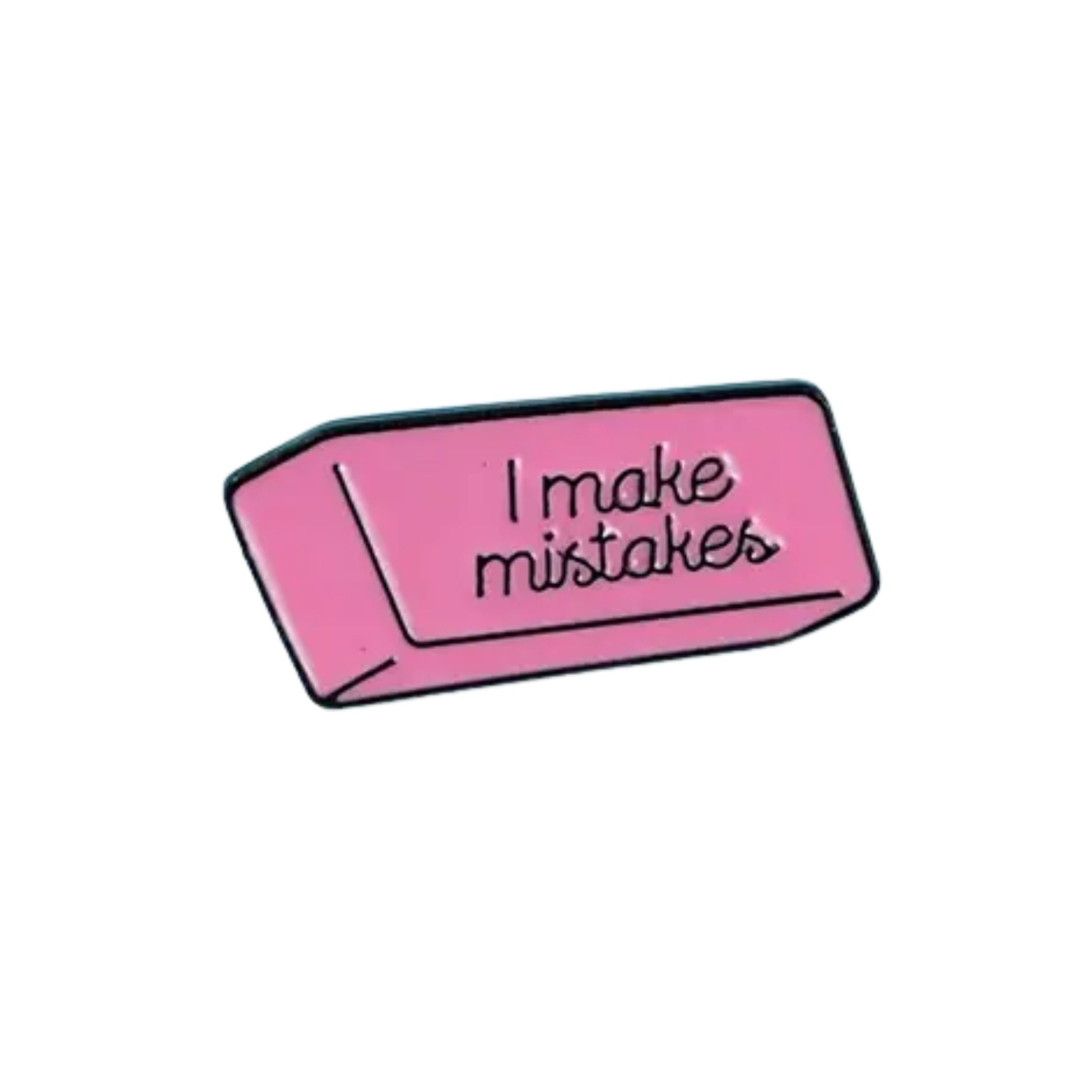 Pink Eraser Enamel Pin