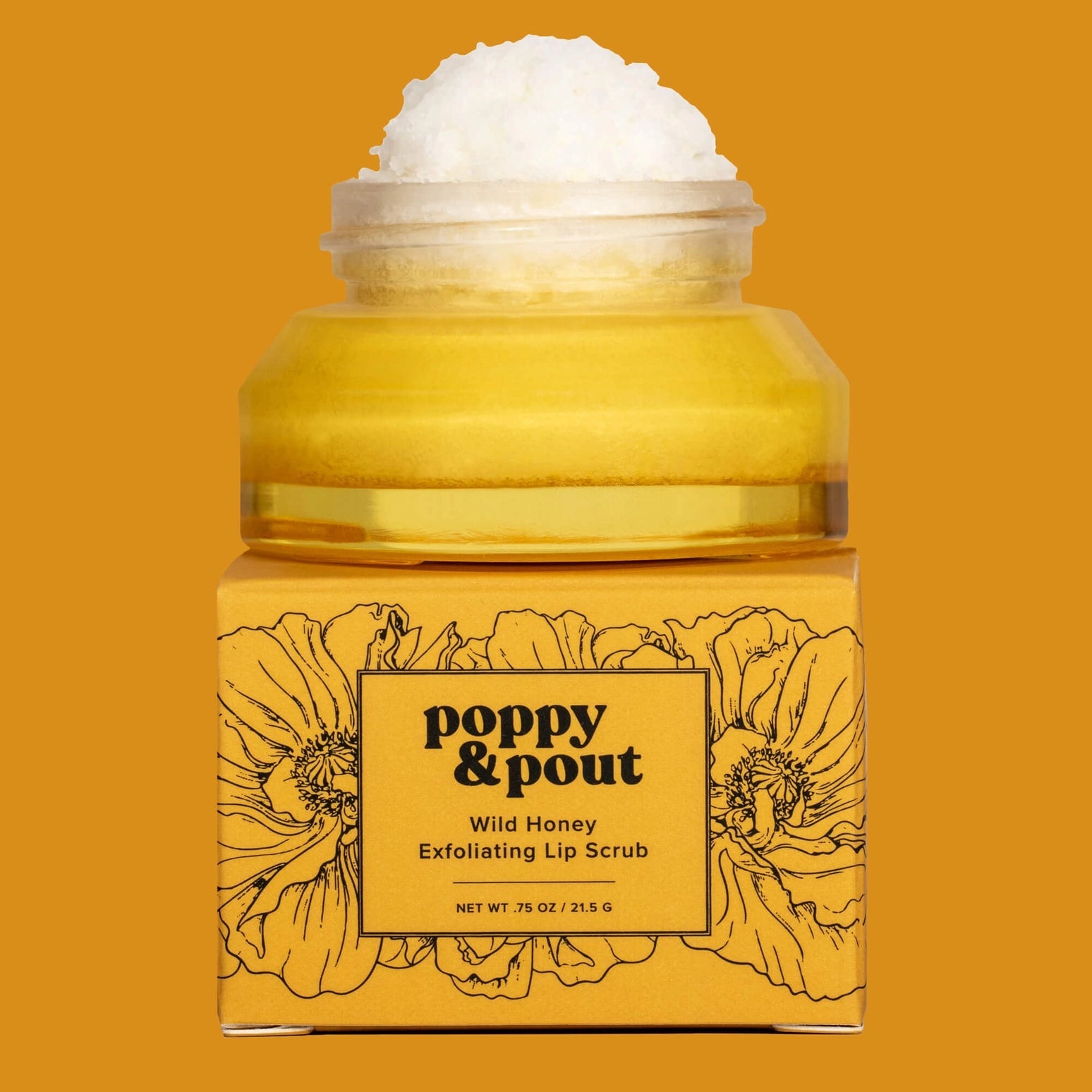 Poppy & Pout Lip Scrub - Wild Honey - Public Mercantile