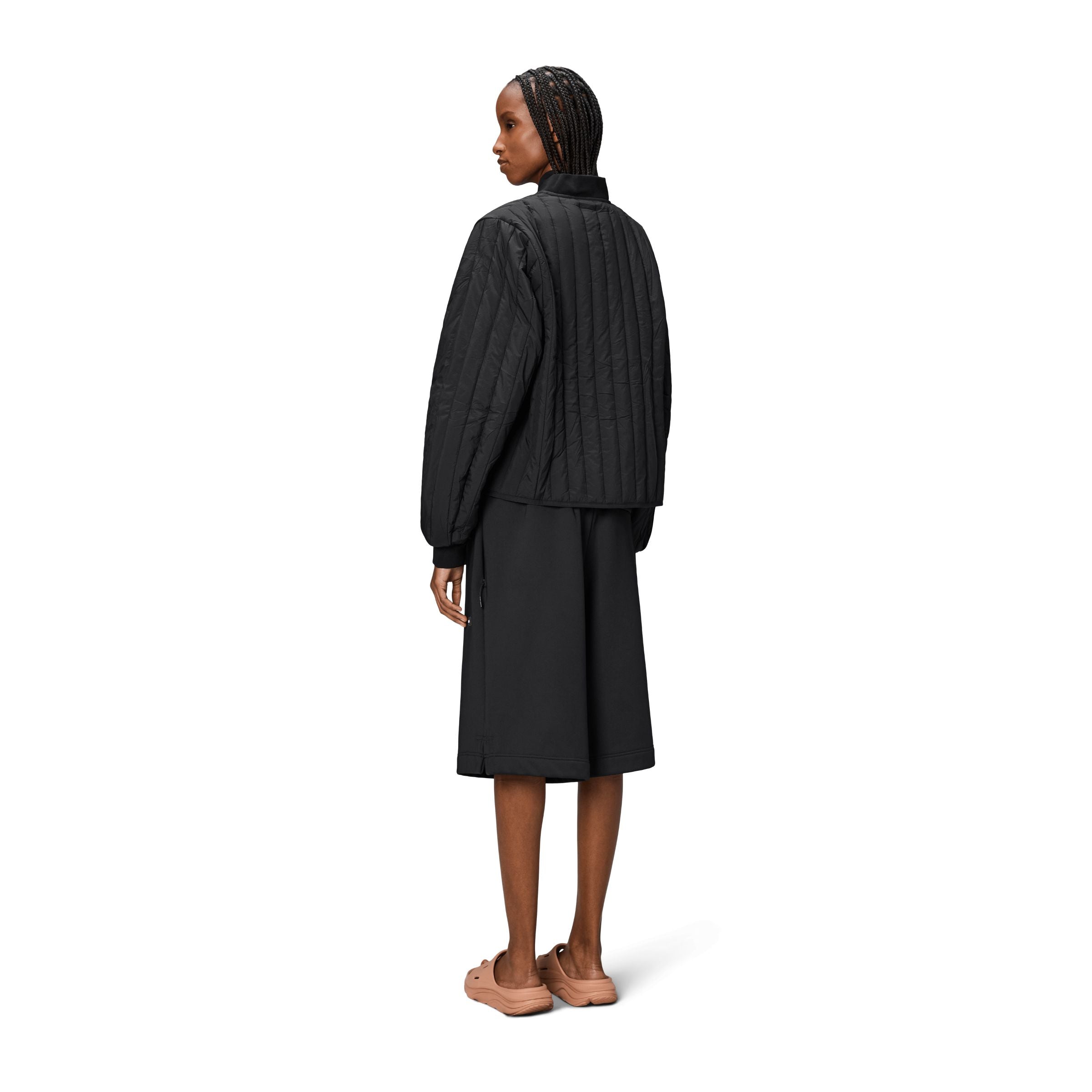 Rains Banja Liner Bomber W Jacket — Black