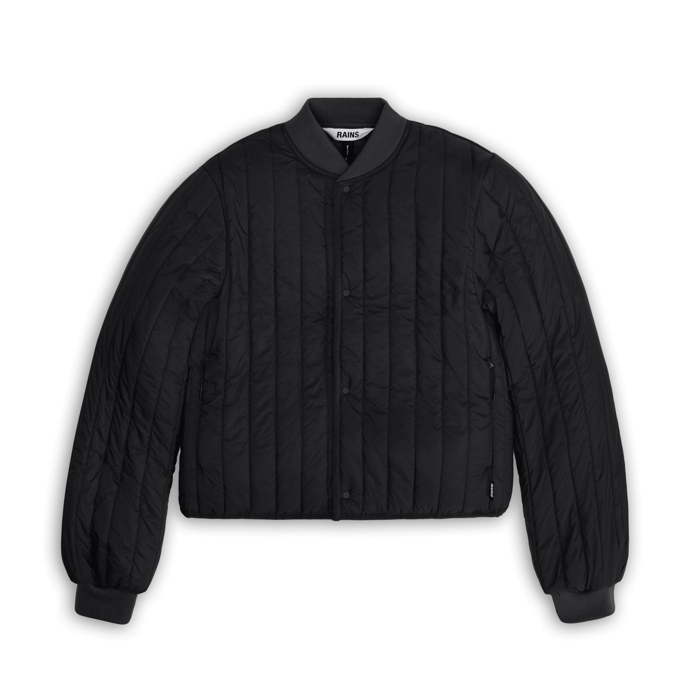 Rains Banja Liner Bomber W Jacket — Black