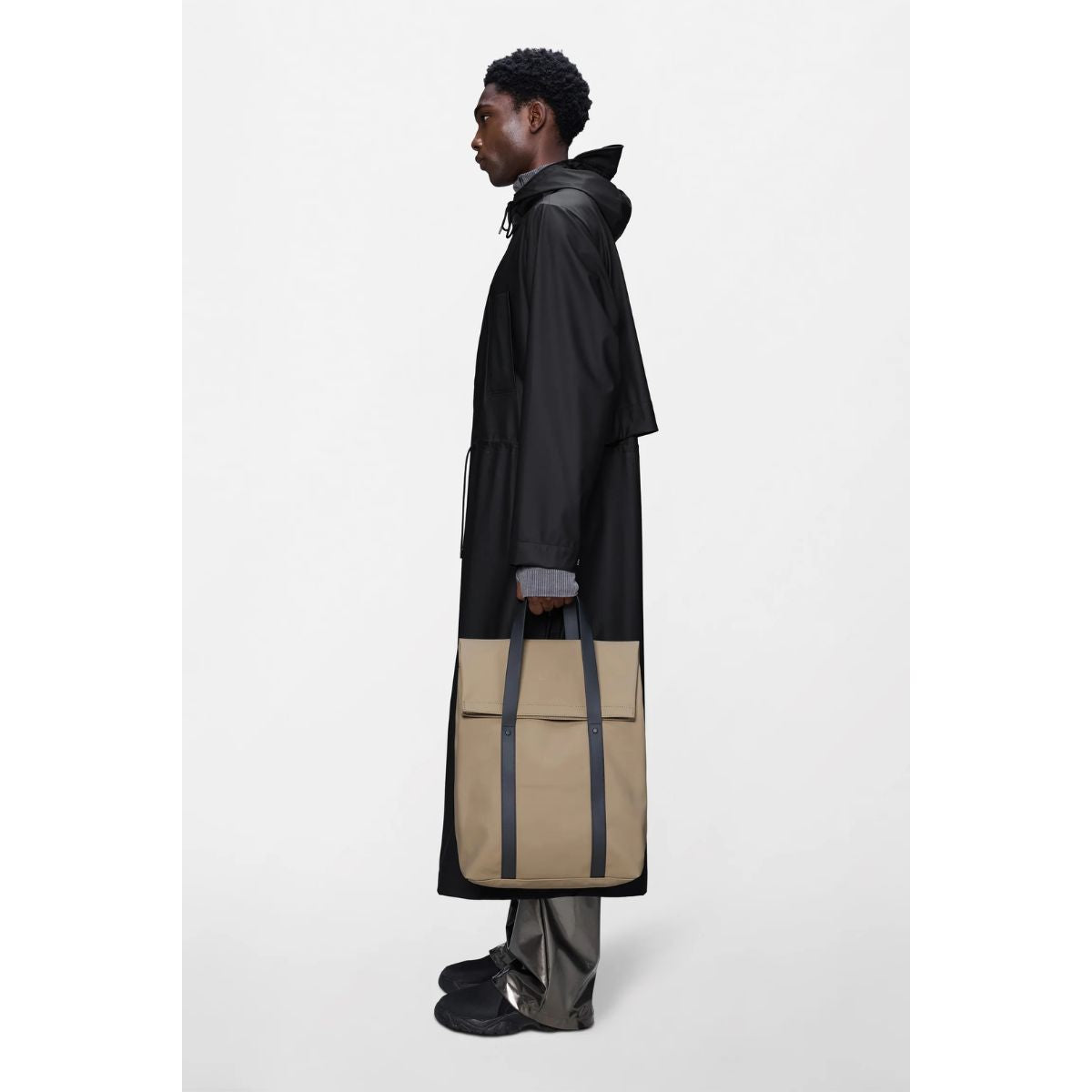 Rains 2 Way Tote Backpack — Beige - Public Mercantile