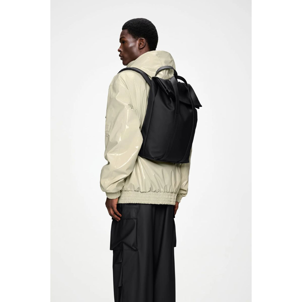 Rains 2 Way Tote Backpack — Black - Public Mercantile