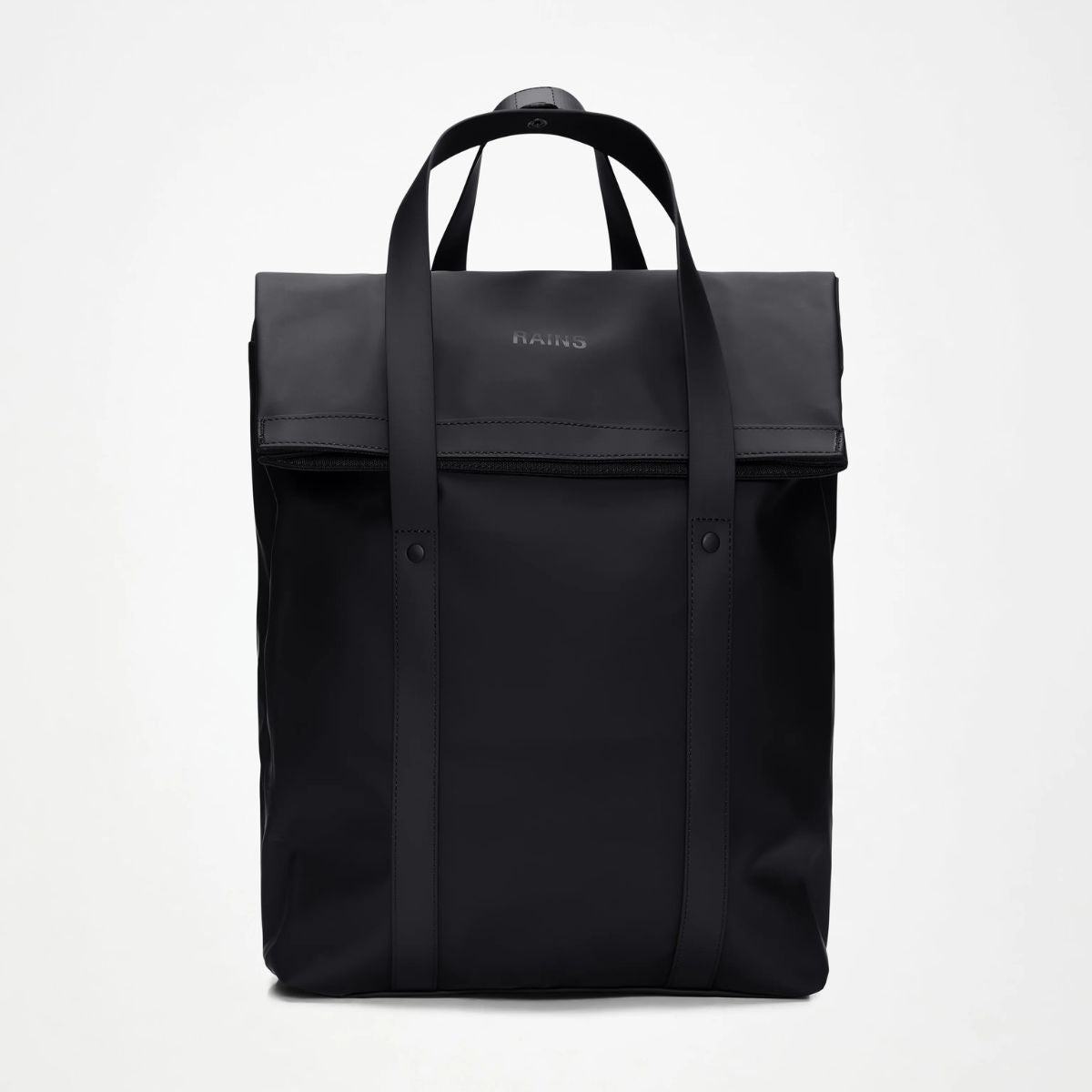 Rains 2 Way Tote Backpack — Black - Public Mercantile