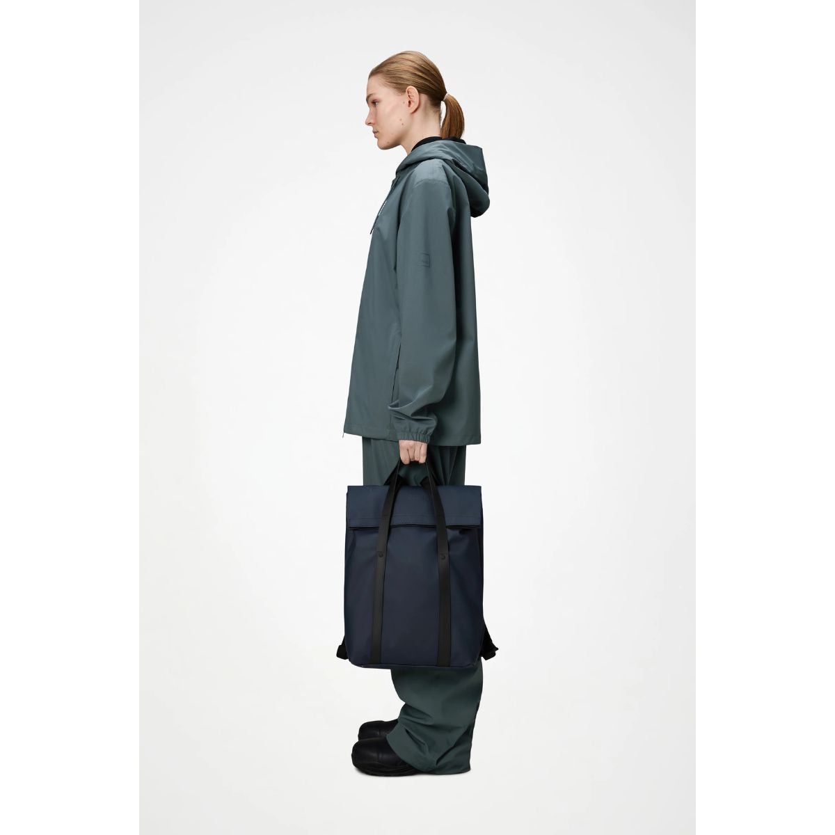Rains 2 Way Tote Backpack — Navy - Public Mercantile