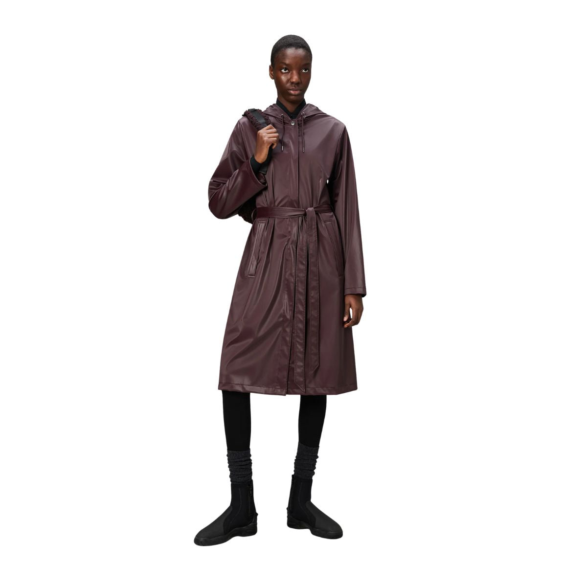 Veste Rains A-Line W W3 — Noir