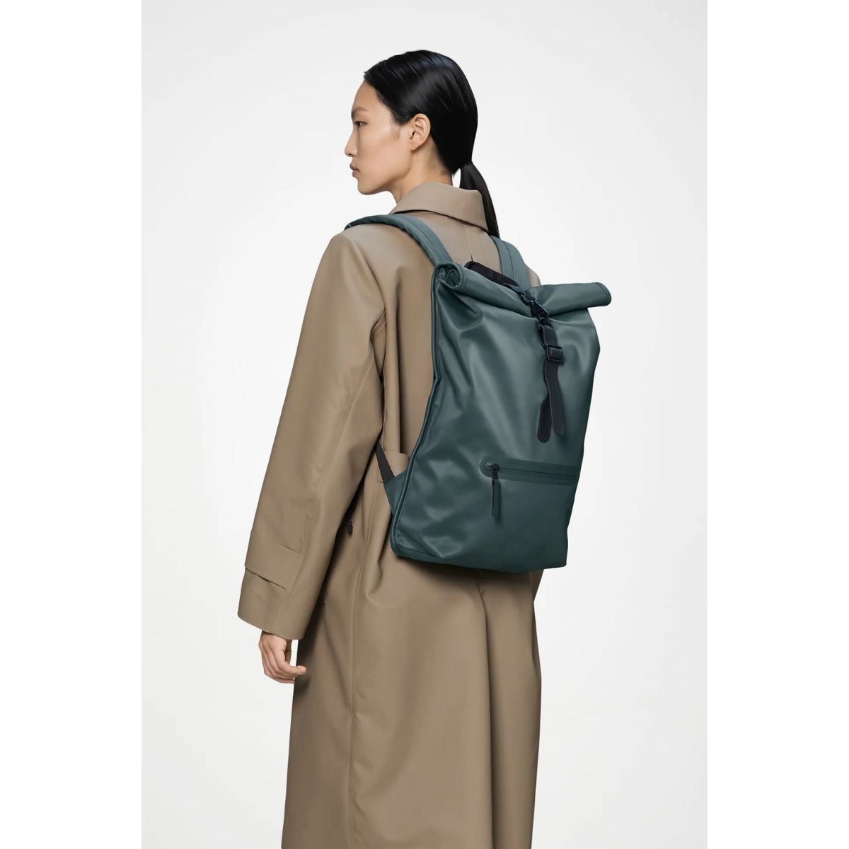 Rains Rolltop Rucksack — Mystique - Public Mercantile