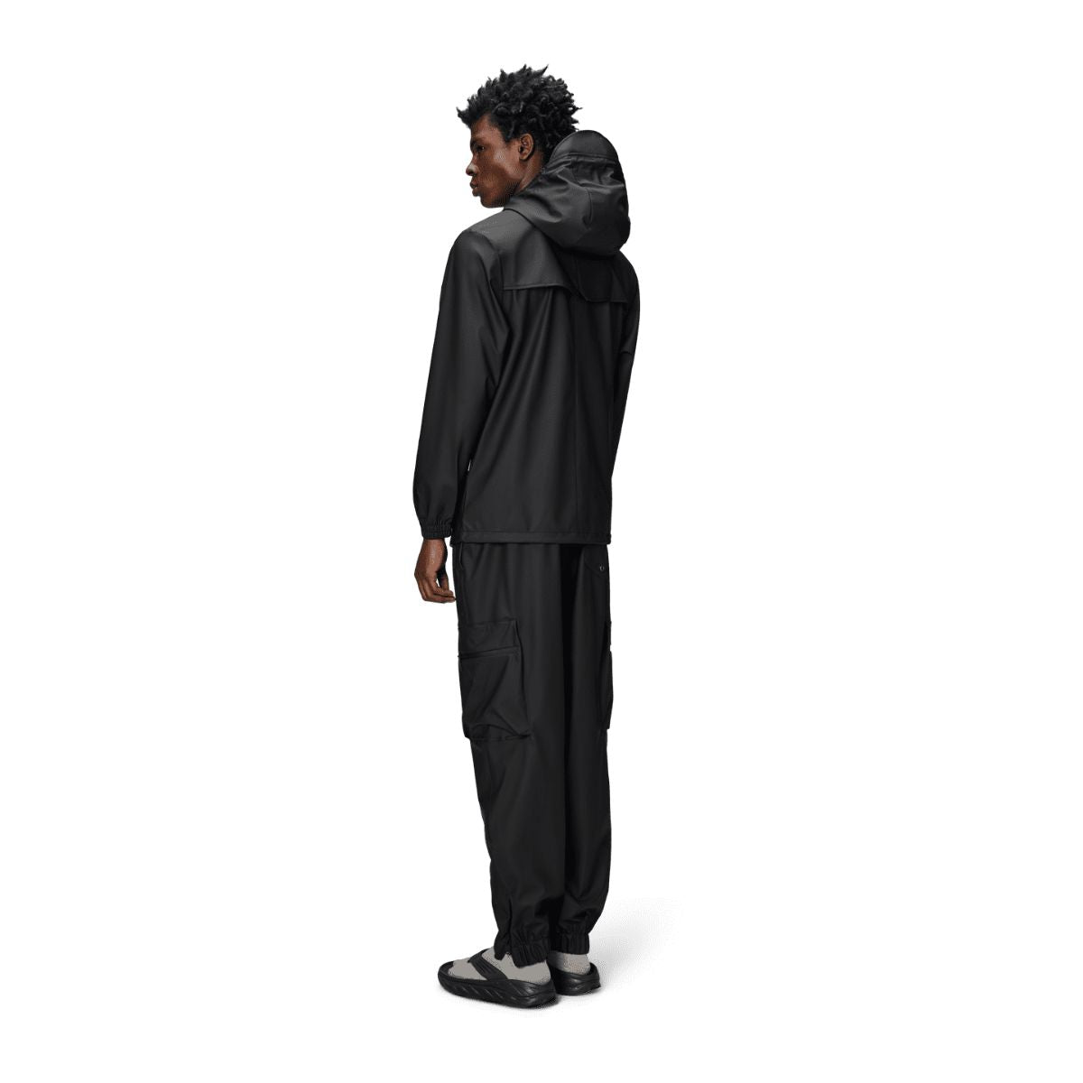 Veste longue coupe-vent Rains — Noir