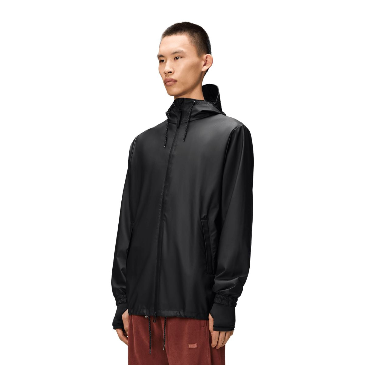 Veste longue coupe-vent Rains — Noir