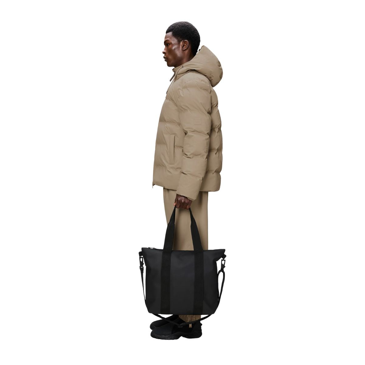 Rains W3 Mini Tote Bag — Black