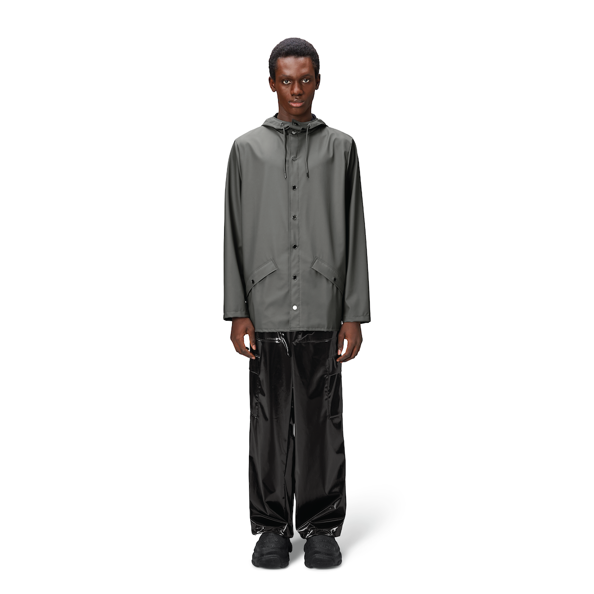 Rains W3 Rain Jacket — Grey - Public Mercantile