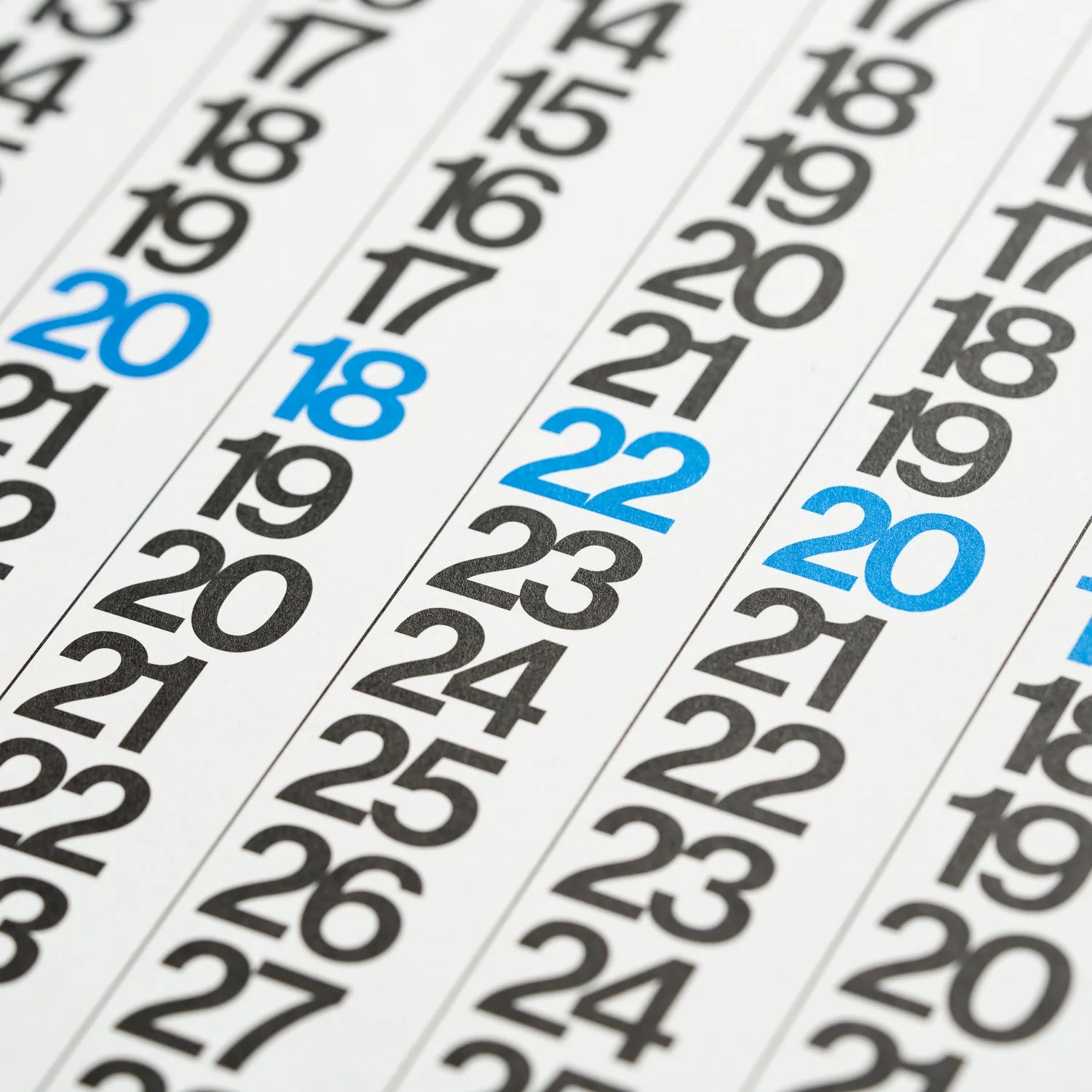 Stendig V 2026 Calendar — White