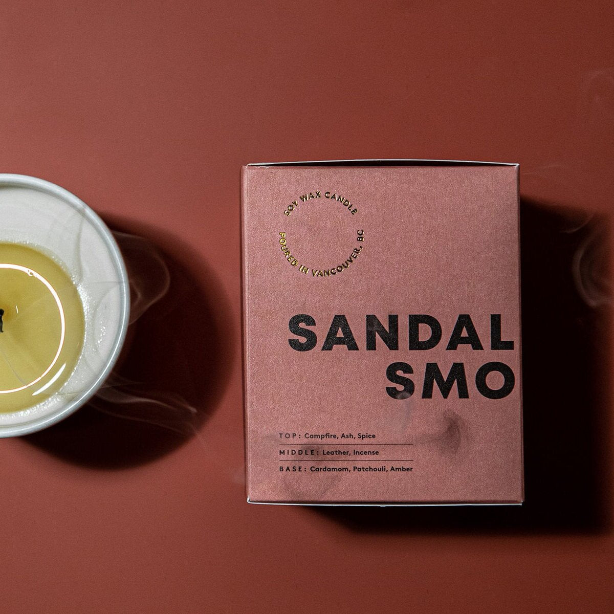 Sandalwood Smoke Soy Wax Candle - Public Mercantile