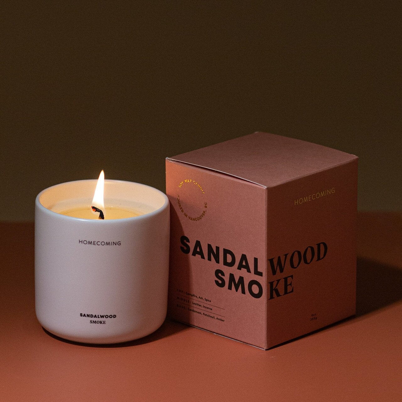 Sandalwood Smoke Soy Wax Candle - Public Mercantile