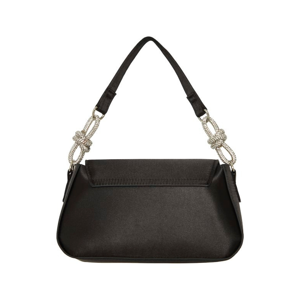 Satin Bag with Crystal Chain - Public Mercantile