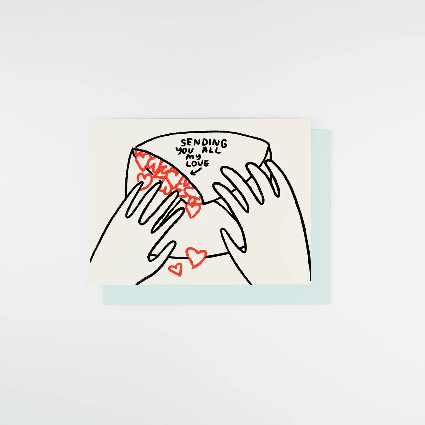 Sending You All My Love Greeting Card - Public Mercantile