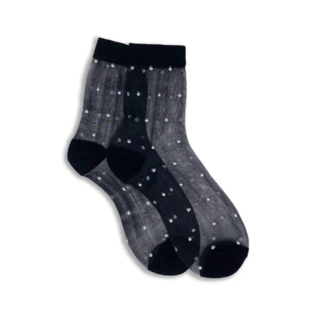 Sheer Dots Socks