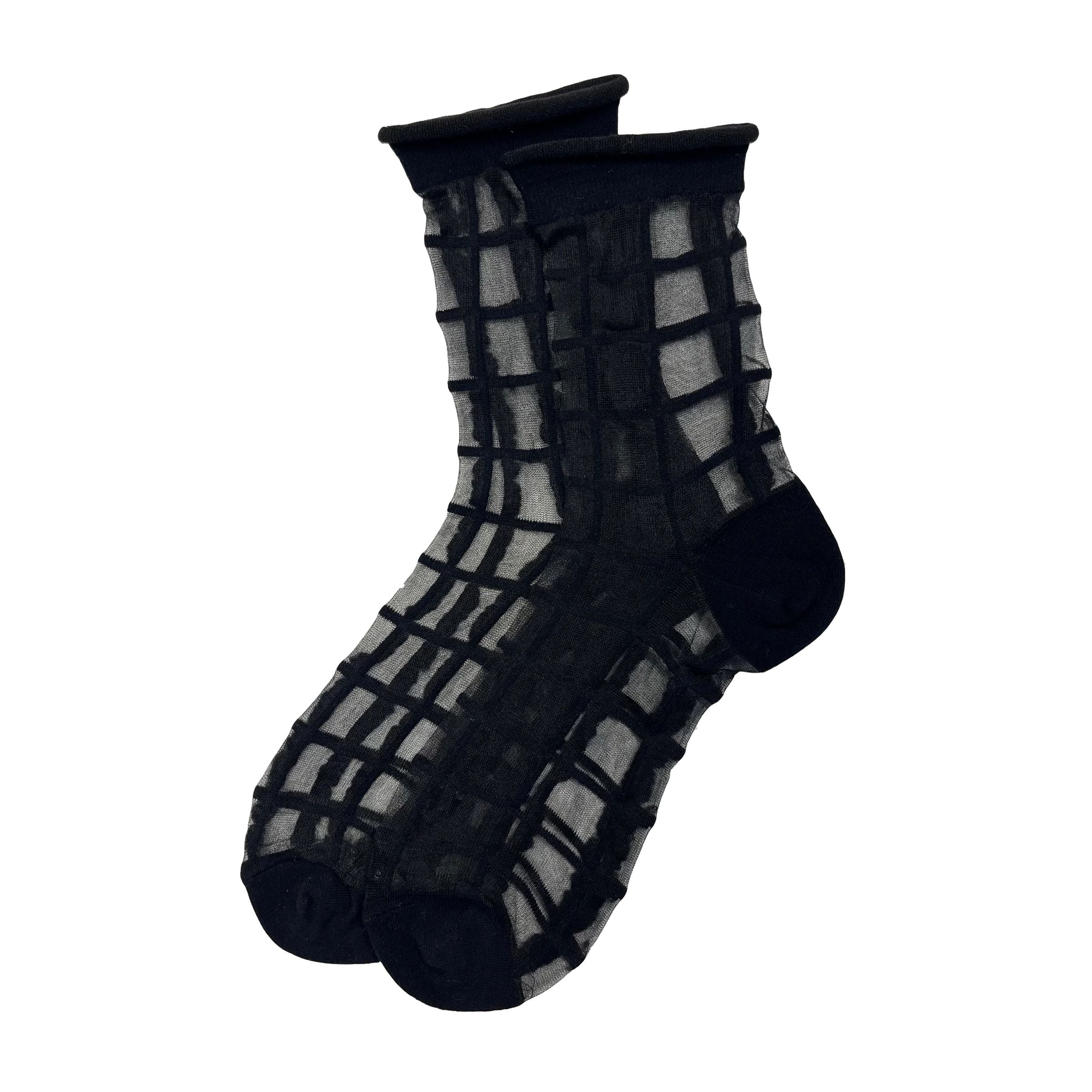Chaussettes transparentes pour fenêtre française