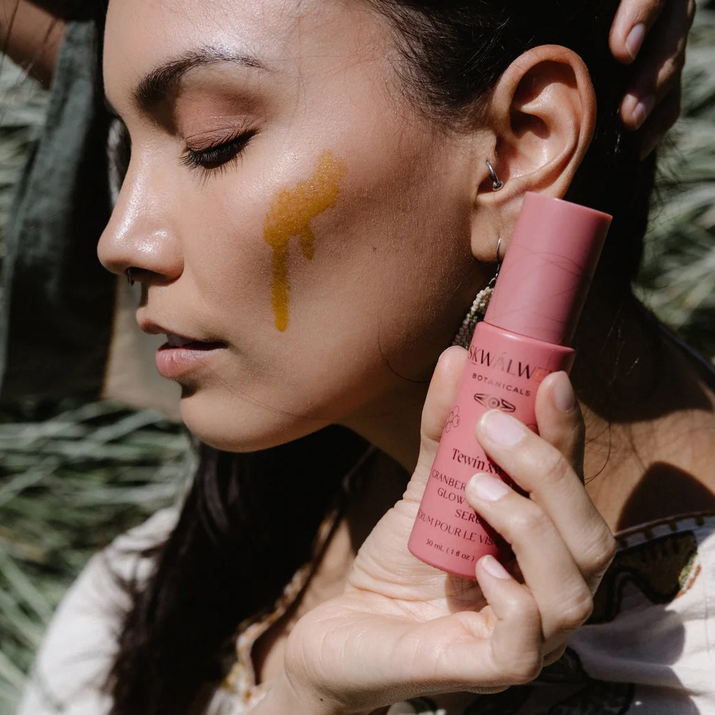 Tewin’xw Cranberry Rose Glow Facial Serum — Skwálwen Botanicals