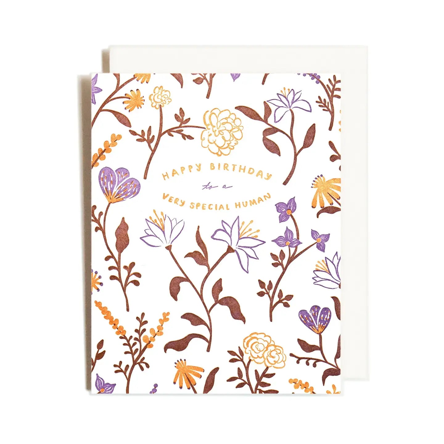 Carte typographique d'anniversaire Champignons