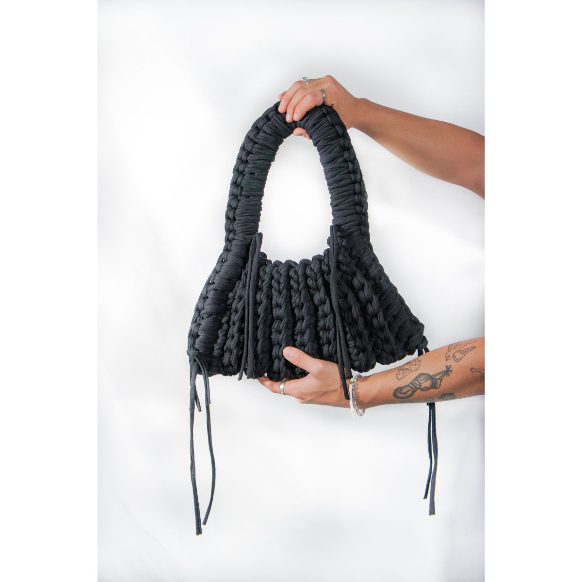 The Dusk Shoulder Bag by Loosends — Black