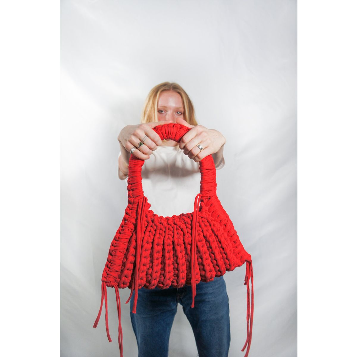 The Dusk Shoulder Bag by Loosends — Red