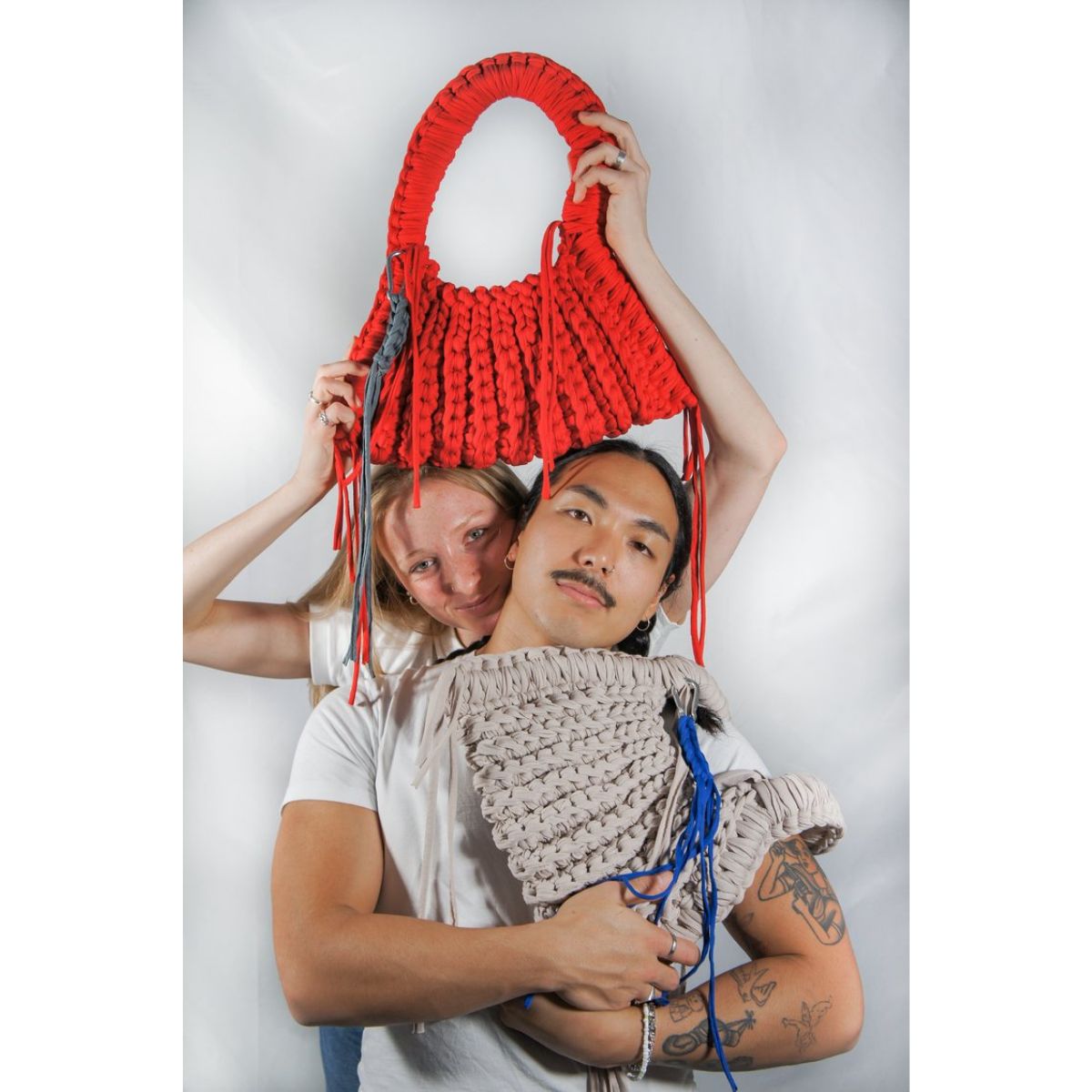 The Dusk Shoulder Bag by Loosends — Red