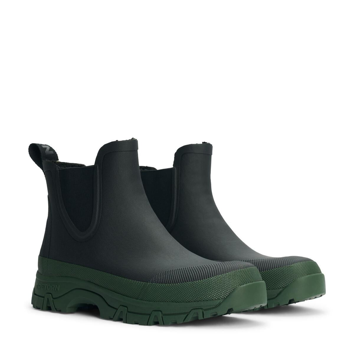 Tretorn Garpa Pile Rain Boot — Jet Black - Public Mercantile