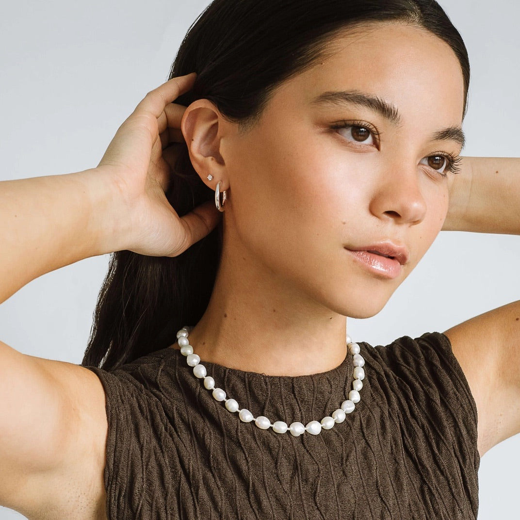 Créoles Range Argent - Kara Yoo