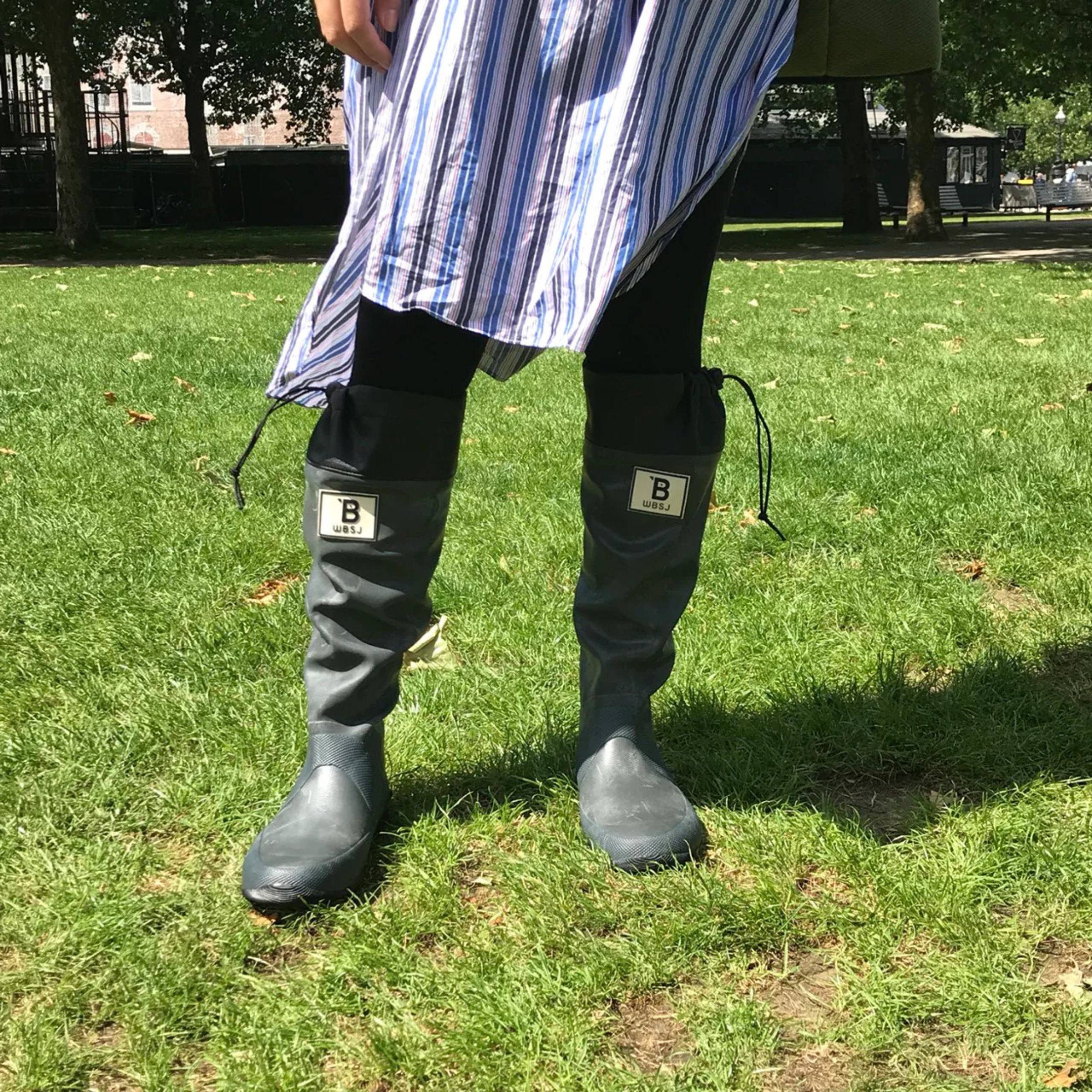 WBSJ Rain Boots — Grey