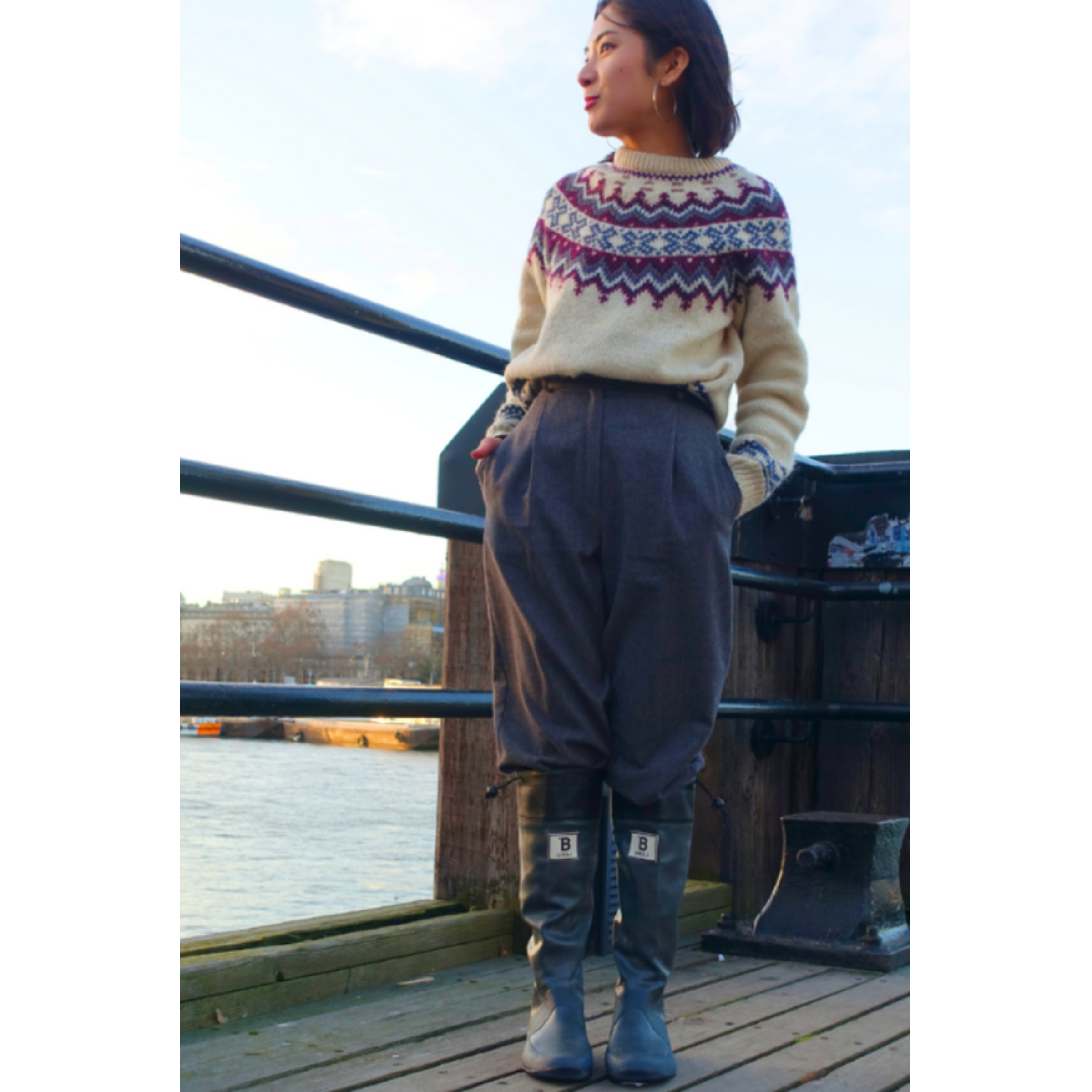 WBSJ Rain Boots — Grey